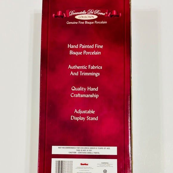 Vintage Donnatella De Roma Genuine Fine Bisque Porcelain Doll - Picture 4 of 5